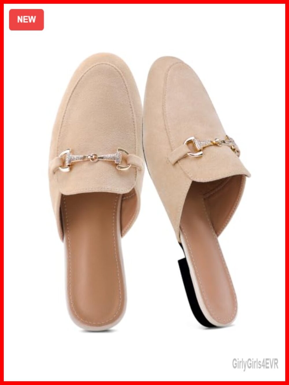 Women's Mules Flats Comfortable Lightweight Slip-On Dressy Shoes Memory Foam